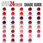 Order online MayBelline Super stay lipsticks in UAE 