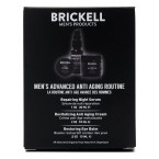 Brickell Men's Advanced Anti-Aging Routine, Night Face Cream, Vitamin C Facial Serum & Eye Cream Online in UAE