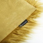 New Luxury Series Merino Style Ginger Faux Fur Throw Pillow Case Cushion Cover Imported from USA