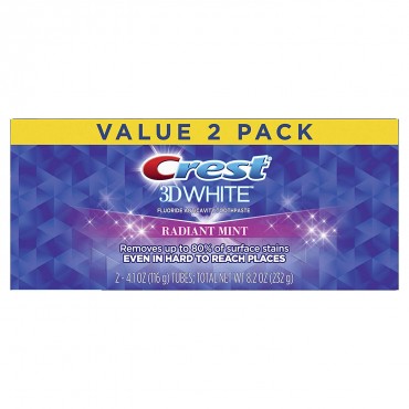 Original Crest 3D White, Whitening Toothpaste Radiant Mint Online in UAE