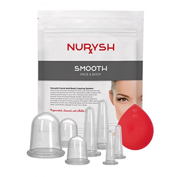 Buy Nurysh SMOOTH Face & Body Skincare Cupping Set Online in UAE