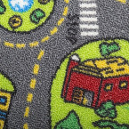 Buy Kids Carpet Playmate Rug City Life Great for Playing With Cars and Toys Sale in UAE