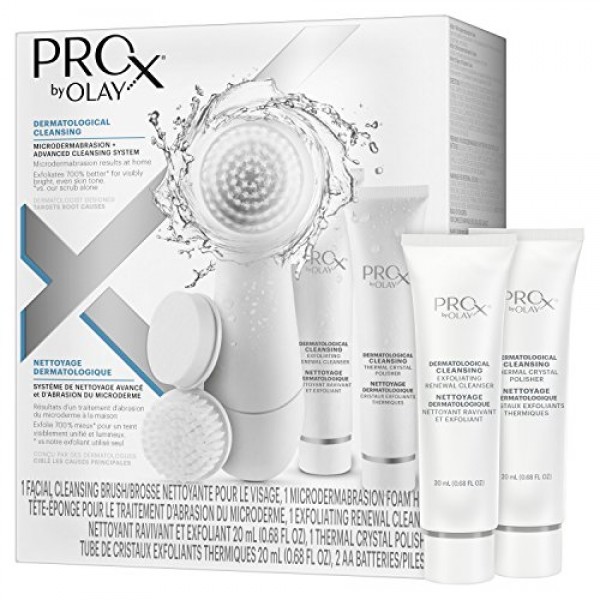 Buy Olay Prox Microdermabrasion Facial Cleansing Brush System Online in UAE