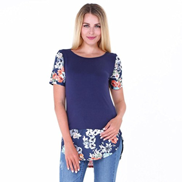 Buy Casual Short Sleeve Loose T-shirt For Women ..