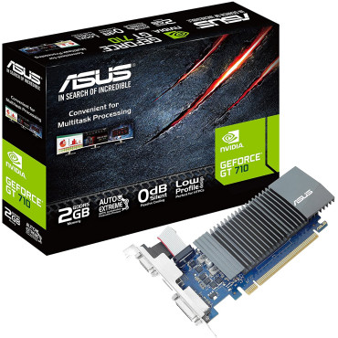 Asus GeForce GT 710 2GB GDDR5 HDMI VGA DVI Graphics Card Graphic Cards GT710-SL-2GD5-CSM