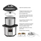 Cosori Electric Pressure Cooker With Instant Stainless Steel Pot Steamer 8 Quart Sale Online In UAE