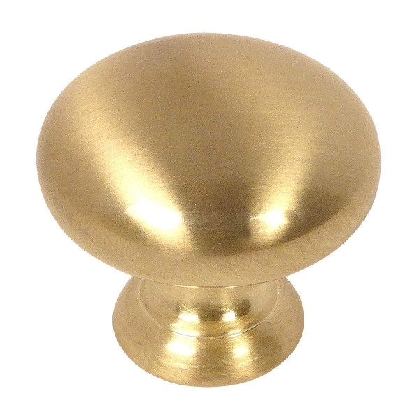 Cosmas Brushed Brass Cabinet Hardware Round Mush..