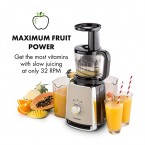 Buy Imported KLARSTEIN Sweetheart Slow Masticating Juicer Extractor Fruit & Vegetable Cold Press Juicer Machine Sale in UAE