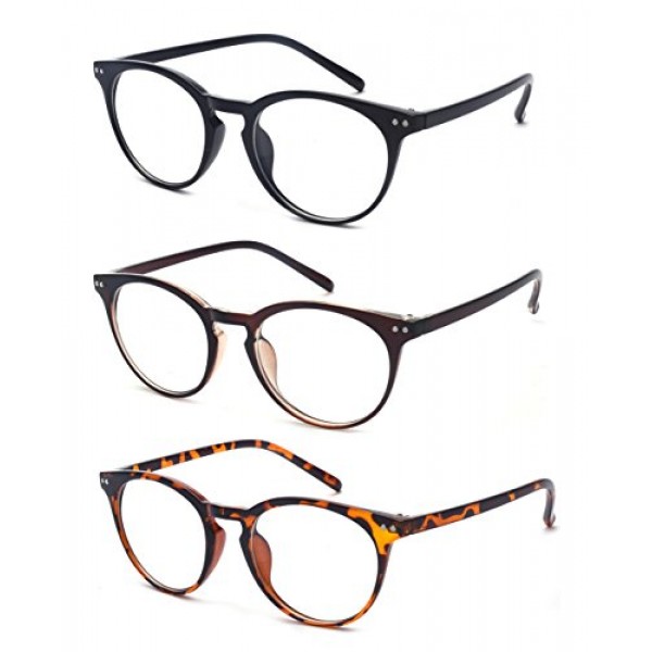 3 Pack of Round Frame Reading Glasses by Outray sale in UAE