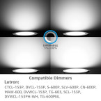 High Quality Thin Recessed Ceiling Light with Junction Box by TORCHSTAR online in UAE