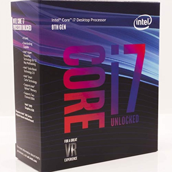 Buy Intel Core I7-8700k Desktop Processor 6 Cores Up To 4.7ghz Turbo Unlocked Lga1151 300 Series 95w Imported From Usa
