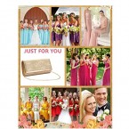 Buy BENCOMOM Womens Evening Clutch Bridal Prom Handbag Online in UAE