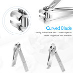 Original Teamkio 18pcs Stainless Steel Professional Manicure Pedicure Set Sale in UAE