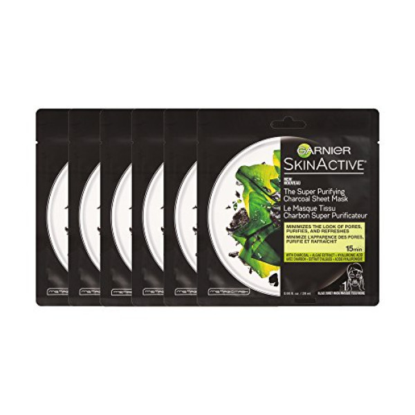 Garnier Skinactive Super Purifying Charcoal Shee..