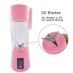 Buy Portable Blender, Usb Juicer Machine With Updated 6 Blades, Magnetic Secure Electric Switch In UAE