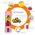 Buy Portable Blender, Usb Juicer Machine With Updated 6 Blades, Magnetic Secure Electric Switch In UAE