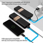 BUY IWALK 20000MAH POWER BANK QUICK CHARGE QC3.0/2.0 BUILT-IN TYPE-C & MICRO USB CABLES, PORTABLE CHARGER EXTERNAL BATTERY PACK COMPATIBLE WITH IPHONE XS X 8 7 6 5 SE PLUS,SAMSUNG S9/S8/S7 IMPORTED FROM USA