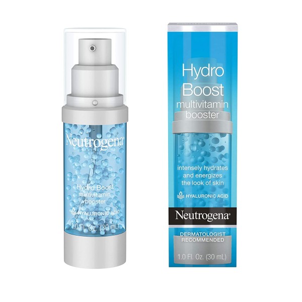 Neutrogena Hydro Boost Multivitamin Hydrating & Revitalizing Face Serum with Vitamin E, Niacinamide & Hyaluronic Acid to Moisturize Dry Skin & Help Even Skin Tone