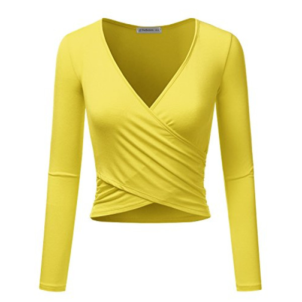 Jj Perfection Women's Deep V Neck Unique Cross W..