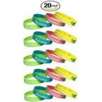 BlueBell 20 pc Moana Silicon Wristbands / Kids Party Favors (Child, Moana)