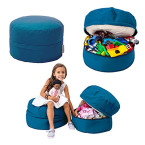 Get online Import Quality Storage Pouf with zipper Cover in UAE 