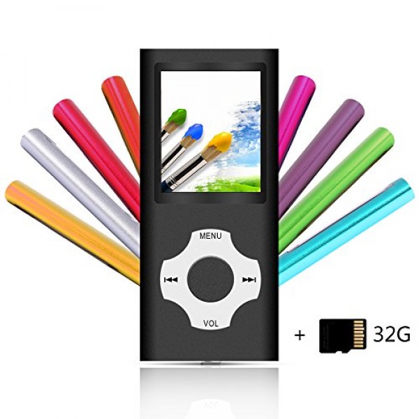 Buy Tomameri Compact MP4/MP3 Player with a 32 GB Micro SD Card Online in Pakistan