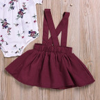 ccsdr baby girl strap infant floral print shirt jumpsuit outfit set shop online in UAE