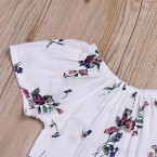 ccsdr baby girl strap infant floral print shirt jumpsuit outfit set shop online in UAE