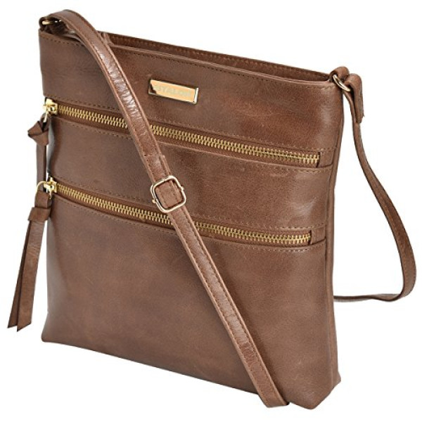 Buy Estalon Leather Crossbody Purse For Women On..