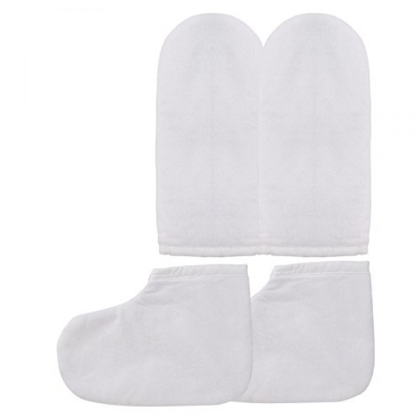 Buy Paraffin Wax Gloves, Segbeauty Wax Bath Mitts and Booties Reusable sale online in UAE