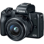 Original Canon EOS M50 Mirrorless Camera Kit w/EF-M15-45mm and 4K Video Imported from USA