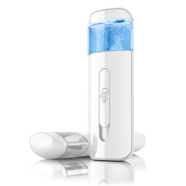 Qlife Q-Mist Dissolved Hydrogen Rich Water Portable Ultrasonic Nano Mist | Rechargeable, Eye Lash Extensions, Deep Moisturizing, Anti-aging, Skin Rejuvenation, SPA Skin Care (White) Qlife Q-Mist Dissolved Hydrogen Rich Water Portable Ultrasonic Nano Mist | Rechargeable, Eye Lash Extensions, Deep Moisturizing, Anti-aging, Skin Rejuvenation, SPA Skin Care (White)