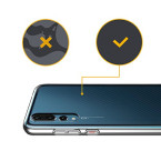 Buy online imported quality Huawei P20 Transparent phone Case in UAE 