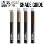 High Quality Maybelline Tattoo Studio Brow Tint Pen Makeup Deep Brown sale Online in UAE