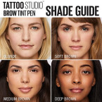 High Quality Maybelline Tattoo Studio Brow Tint Pen Makeup Deep Brown sale Online in UAE