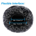 Buy Microphone Furry Windscreen Wind Cover for Zoom Imported from USA