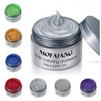 Buy Hair Coloring Wax, Ash Grey Disposable MOFAJANG Instant Matte Hairstyle Sale in UAE