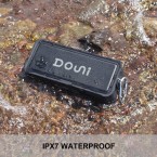 Douni A3 Plus Portable Wireless Outdoor Bluetooth Waterproof Speaker IPX7 Water Resistant Dustproof 20W Shower Speaker,Built-in Mic,DSP Enhanced Bass,TF Card,NFC Long Playing Time