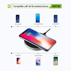 Buy DESTEK iPhone X Fast Wireless Charger Online in UAE