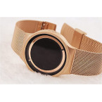 Mens Watches,Creative Personality Fashion Spiral Waterproof Unique Design Cool Wrist Watch Stainless Steel Mesh Watch for Men