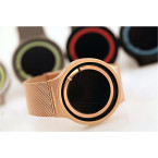 Mens Watches,Creative Personality Fashion Spiral Waterproof Unique Design Cool Wrist Watch Stainless Steel Mesh Watch for Men