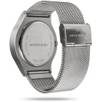 Mens Watches,Creative Personality Fashion Spiral Waterproof Unique Design Cool Wrist Watch Stainless Steel Mesh Watch for Men