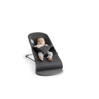 BabyBjörn Bouncer Bliss, Quilted Cotton, Anthracite (006021US)