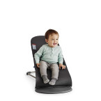 BabyBjörn Bouncer Bliss, Quilted Cotton, Anthracite (006021US)