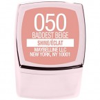 Maybelline Color Sensational Shine Compulsion Lipstick Makeup, Baddest Beige, 0.1 oz.