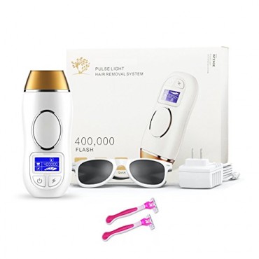 Buy Permanent Hair Removal System Flashes Painless for Face & Body Hair Remover Online in UAE