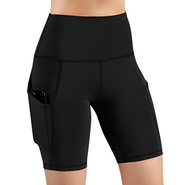 High Waist Tummy Control Out Pocket Yoga Short B..