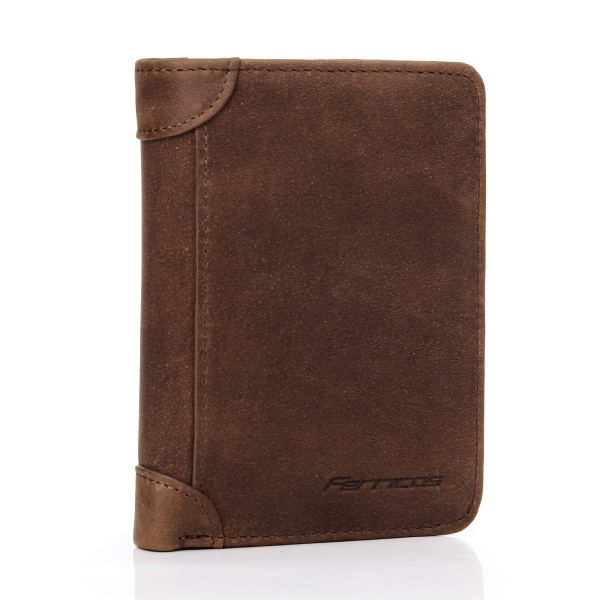 Buy Ferricos Rfid Men Cowhide Leather Portrait S..