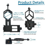Buy Original Richion Universal Phone Spotting Scope Adapter Mount for Rifle Scope, Camera, Telescope, Microscope, Monocular Imported from USA