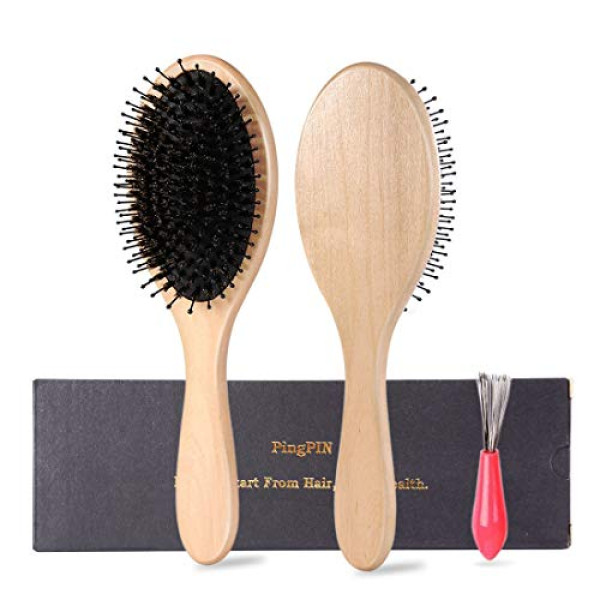 Hair Brush-boar Bristle Hairbrush For Long,thick..